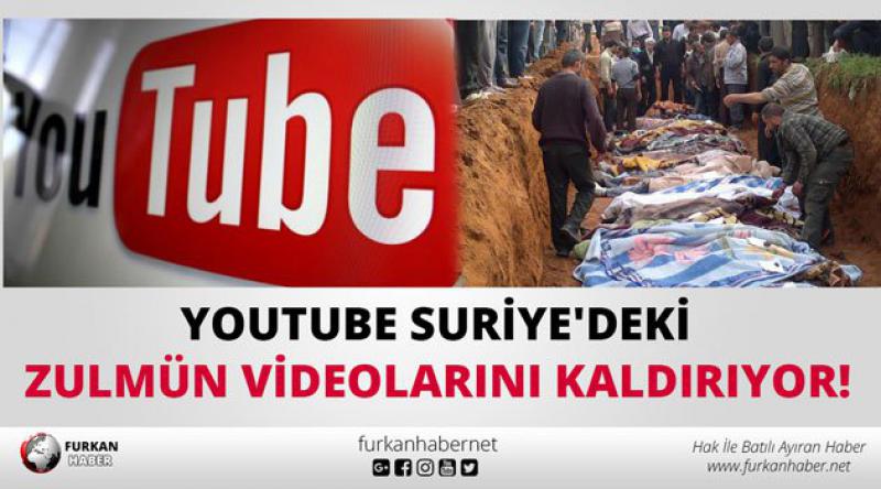 YouTube Suriye'deki zulmün videolarını kaldırıyor